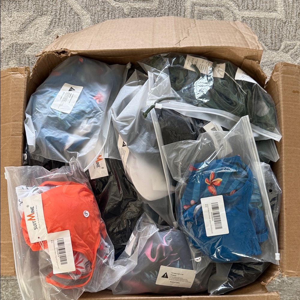 Assorted bathing suits. Lot of 50!!
